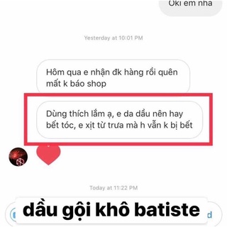 Dầu gội khô Batiste Pháp