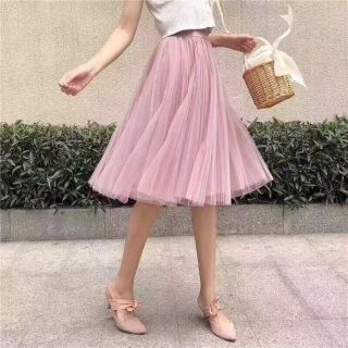 (Sẵn hàng) Chân váy tutu Chân váy công chúa nhiều lớp dáng ngắn Chân váy lưới