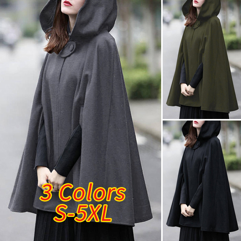 Áo Choàng VONDA Không Tay Có Nón Phong Cách Cổ Điển Dành Cho Nữ | BigBuy360 - bigbuy360.vn