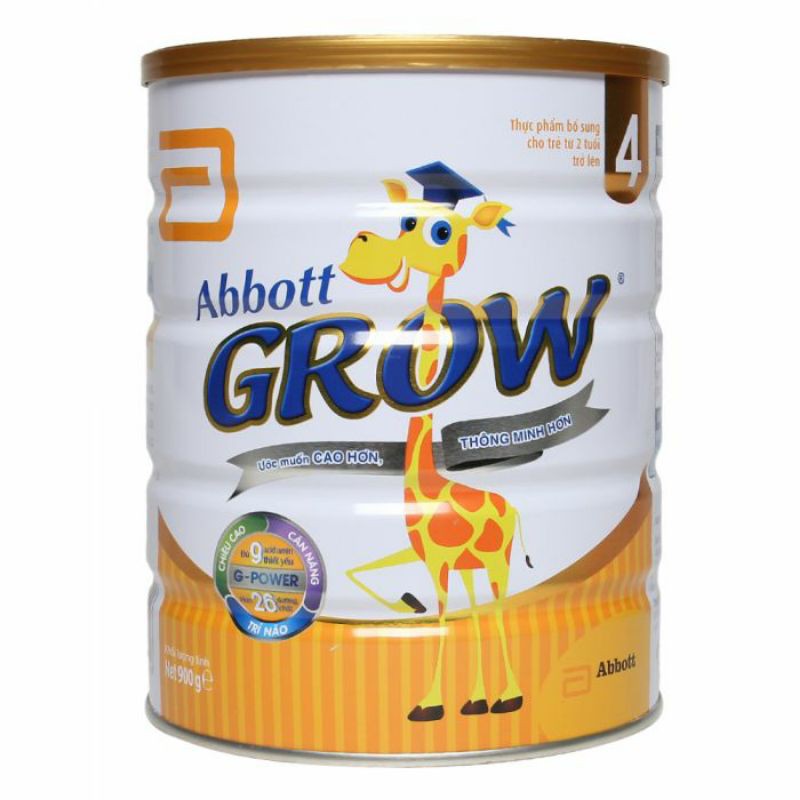 Sữa bột Abbott Grow 4 900g (date mới) - Đại lý sữa Minh Tâm