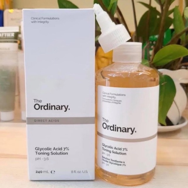 Toner Dưỡng sáng đều màu da The Ordinary Glycolic Acid 7% Toning Solution 240ml