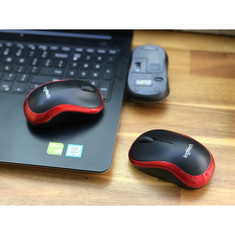 Chuột Máy Tính Không Dây Logitech M185, M186 tương thích mọi thiết bị máy tính