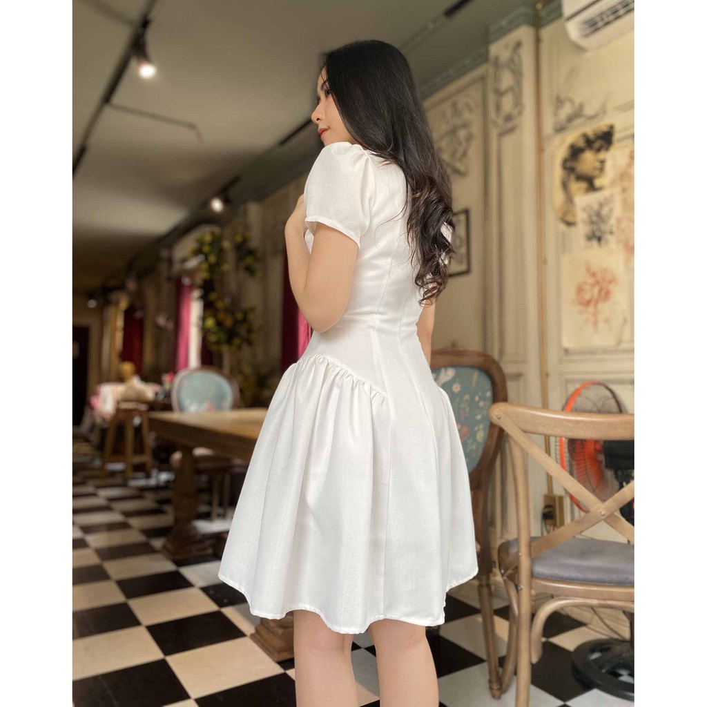 [Mã FATHANG5 giảm 10K đơn 50K] [HÀNG CAO CẤP] Đầm vest trắng đi tiệc cưới, dạo phố, đi chơi, đi làm xinh xắn, sang trọng | BigBuy360 - bigbuy360.vn