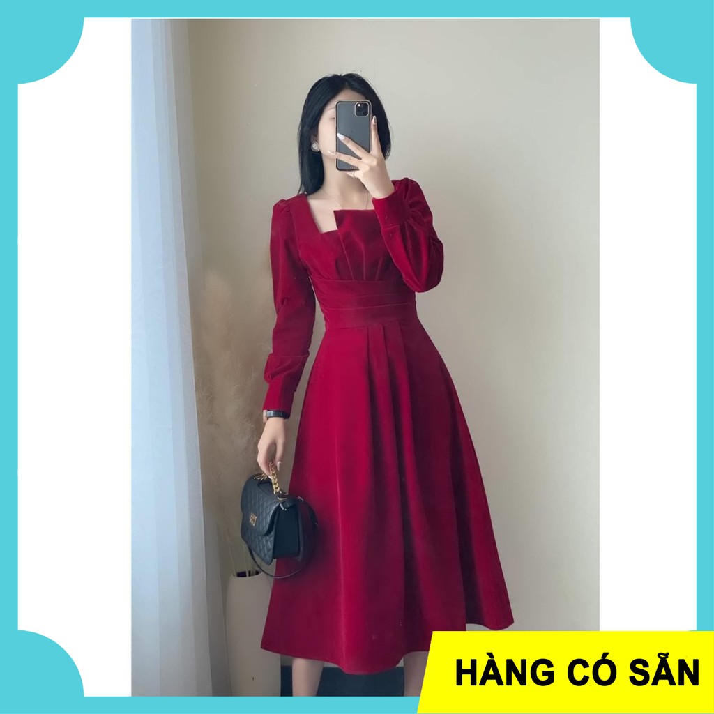 [BIGSIZE MOOHAN] ⚡️𝐌𝐈𝐄̂̃𝐍 𝐏𝐇𝐈́ 𝐒𝐇𝐈𝐏⚡️ĐẦM BIGSIZE TRẮNG CỔ VUÔNG XẾP LY TAY DÀI DÁNG XÒE, ĐẦM ĐÁM CƯỚI | BigBuy360 - bigbuy360.vn