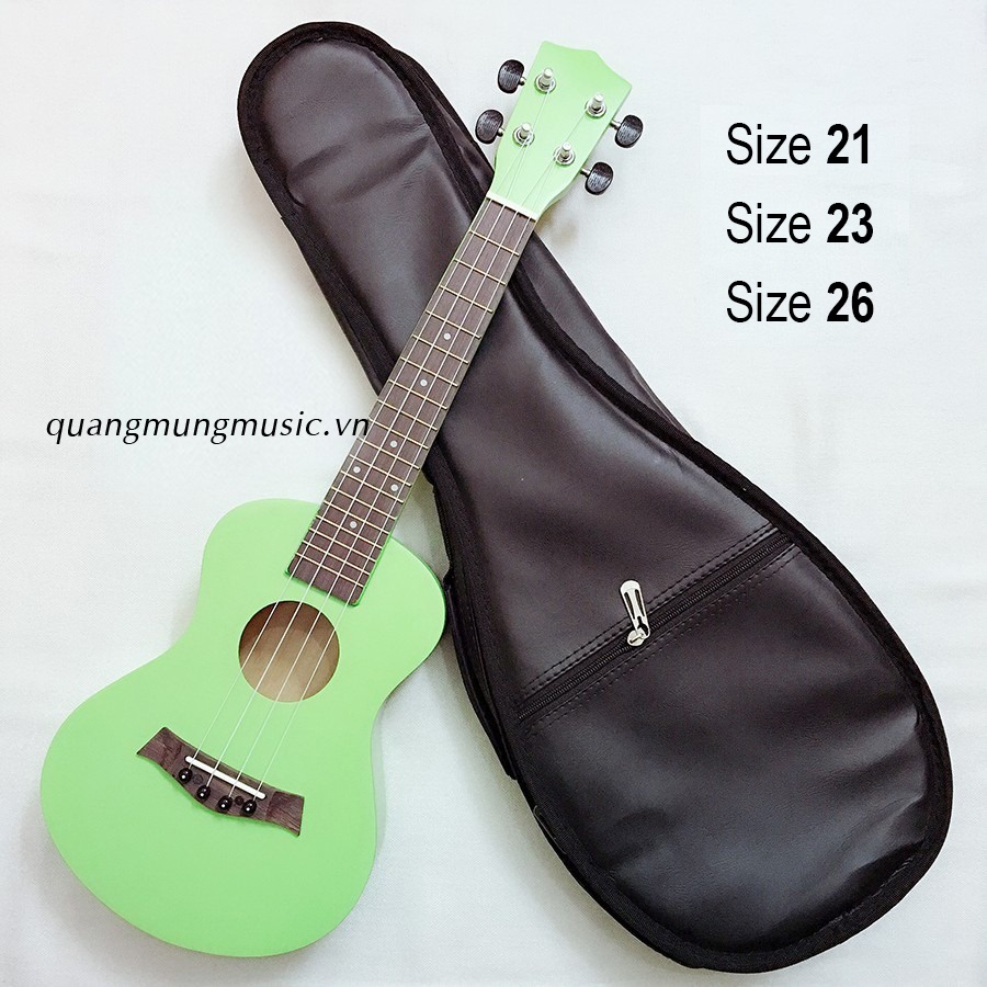 Bao Da Ukulele 3 lớp Siêu bền - Đủ kích thước - Soprano 21 - Concert 23 - Tenor 26