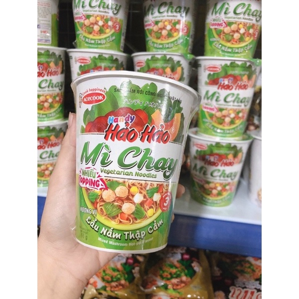 Mì Hảo Hảo chay ly 66gr /ly lẻ