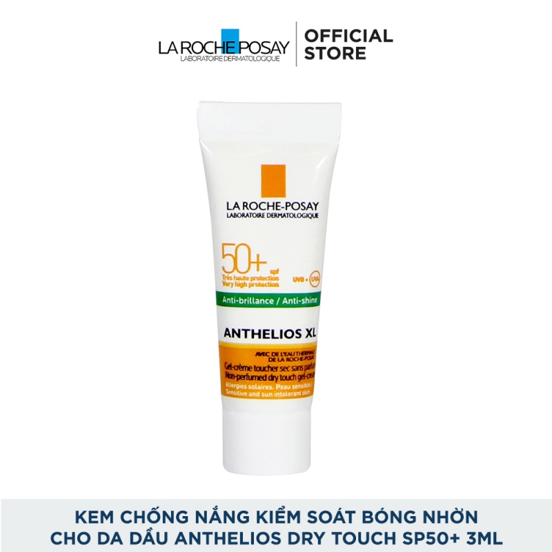 [Gift] Kem chống nắng giúp kiểm soát bóng nhờn & bảo vệ da trước tia UVB UVA SPF 50+ La Roche-Posay Anthelios  Dry Touch