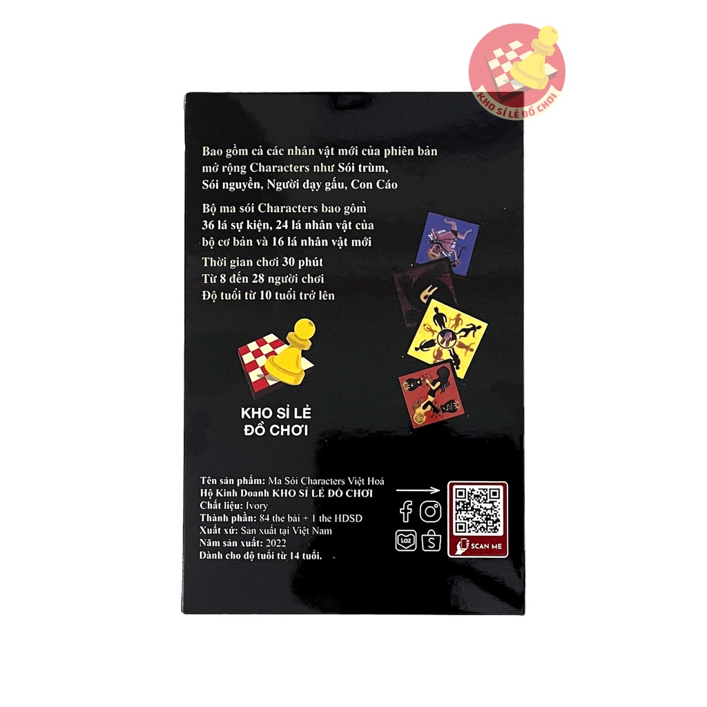 Ma sói Character  - Boardgame Werewolf Character