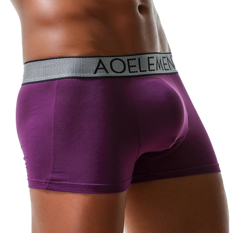 Quần Lót Boxer Mềm Thoáng Khí Có Chia Ngăn Giữa Chống Co Giãn Cho Nam 164