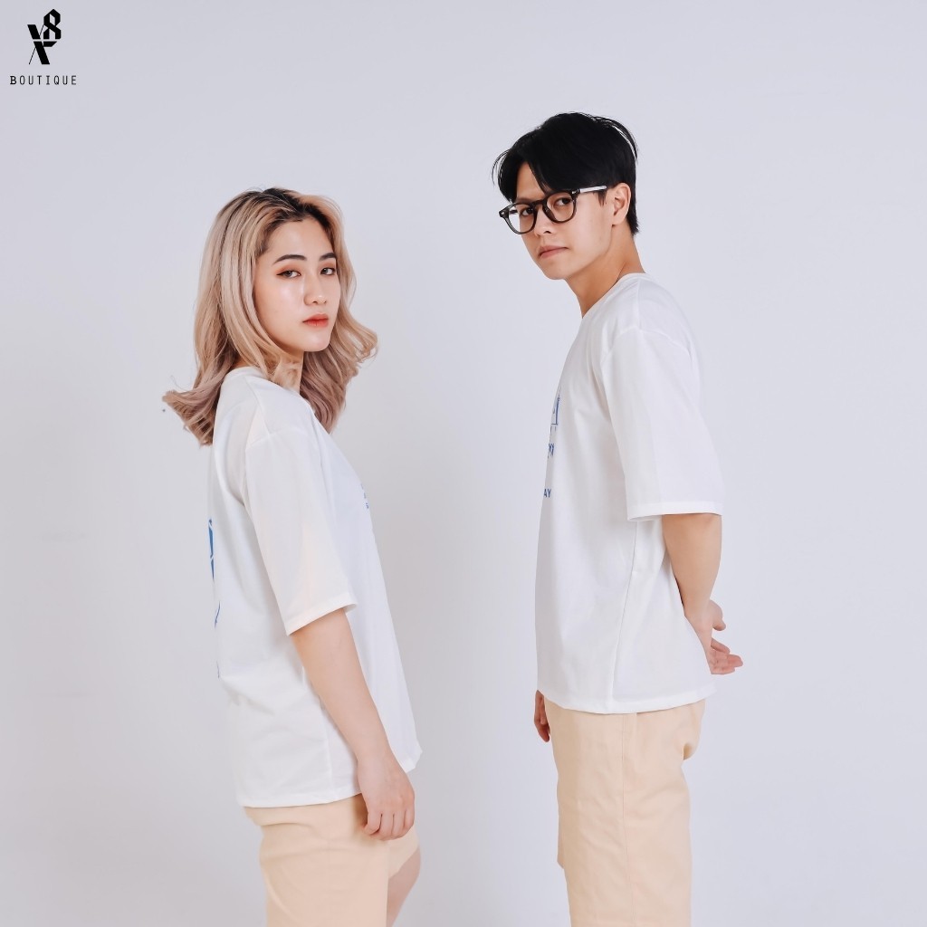 Áo Thun Unisex  Áo Phông Nam Nữ Form Rộng Cotton Thấm Hút Mồ Hôi