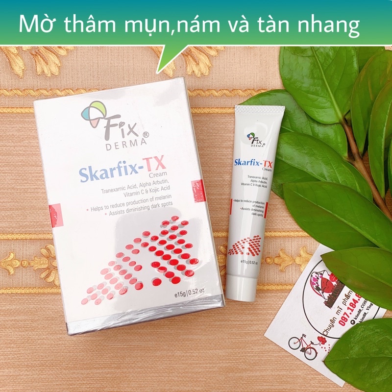 Kem mờ thâm mụn Fixderma Skarfix-TX