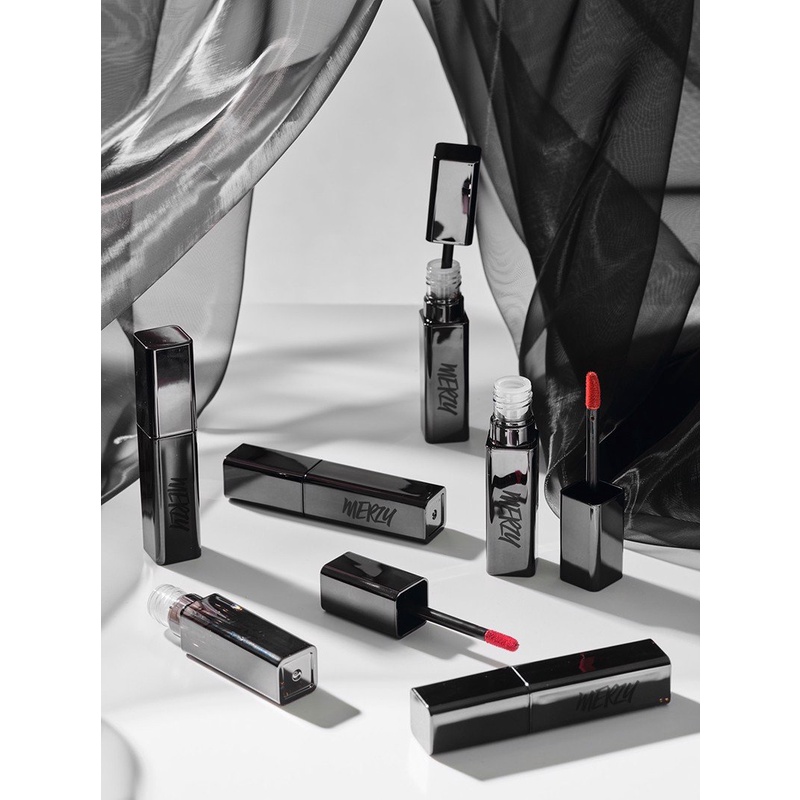 [CHÍNH HÃNG] Son Kem Lì Merzy Noir Velvet Tint 4.5g Full 4 Black ver - KELLY BEAUTY | BigBuy360 - bigbuy360.vn