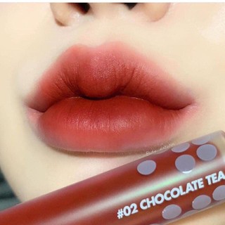 Son Romand Milk Tea Velvet Tint - 02 Đỏ Nâu Socola