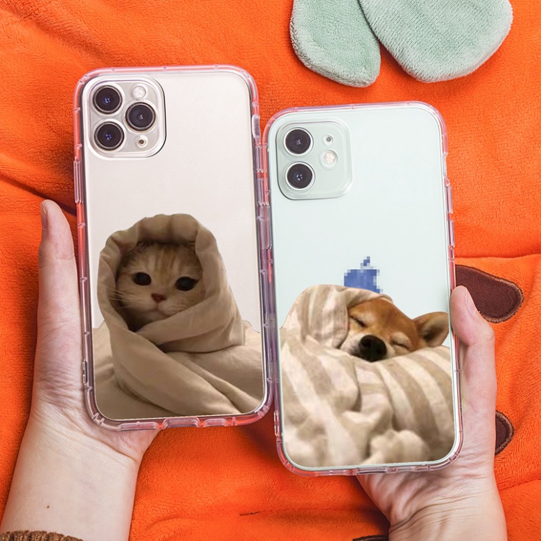 Ốp lưng iphone 6, 6s plus, 7 8 Plus, X, XS, XR, XSMAX, 11, 12, 13 PROMAX TRONG SUỐT CHÓ, MÈO DỄ THƯƠNG PKVN