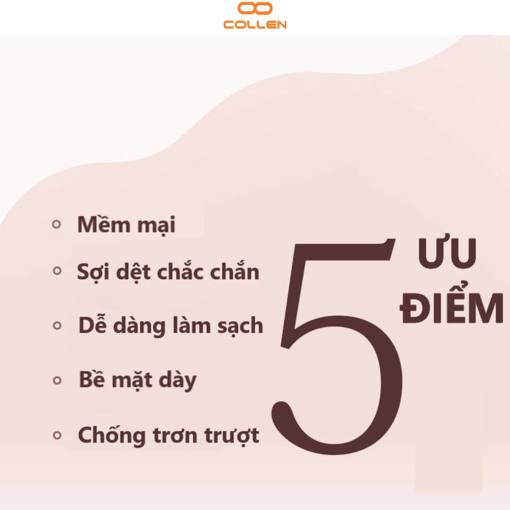 Thảm trải sàn phòng ngủ , thảm lau chân trang trí nhà cửa Collen life