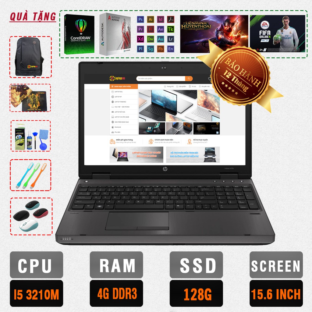 Laptop HP 6570b i5 3210M bảo hành 12th | BigBuy360 - bigbuy360.vn