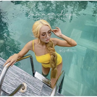 Bikini 1 mảnh form ống sexy 2 màu