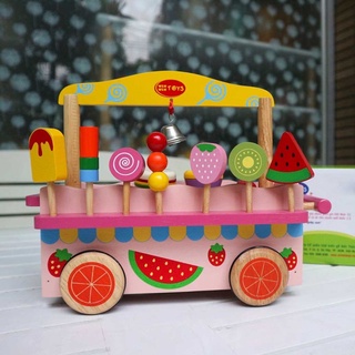 Đồ chơi gỗ Winwintoys Gian hàng cho bé (xe bán kem vui vẻ)
