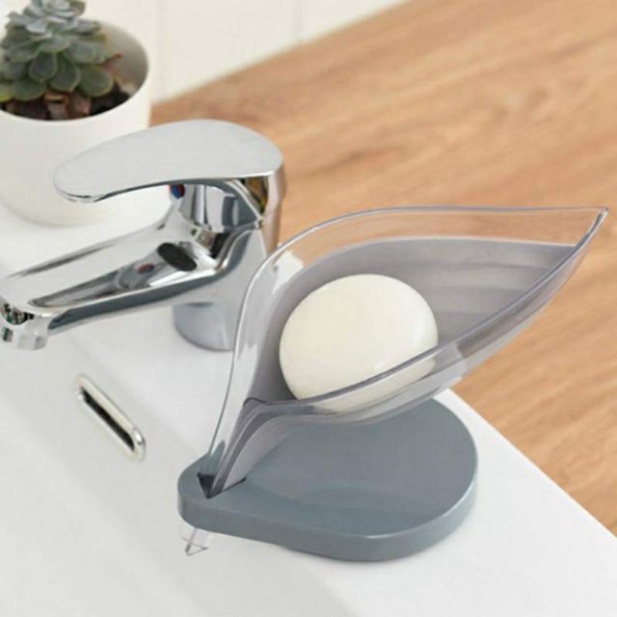 KHAY, KỆ ĐỂ BÁNH XÀ PHÒNG HÌNH CHIẾC LÁ SIÊU XINH
