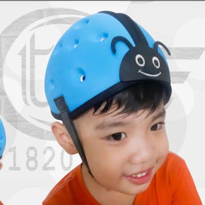 Mũ Bảo Hiểm Tem Hoạt Hình Lưỡi Trai An Toàn Cho Bé Tập Đi 7 Tháng Đến 5 Tuổi_ts1820
