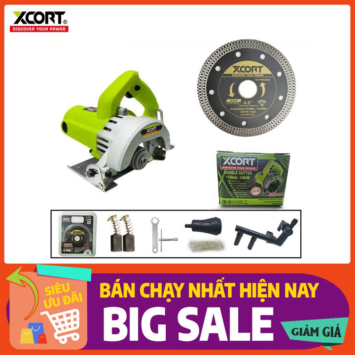 Máy cắt gạch cầm tay XCORT 1480w Tặng kèm lưỡi cắt gạch