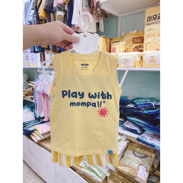 Bộ QA sát nách cotton 4 màu