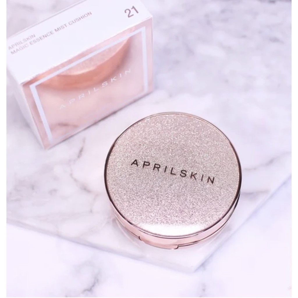 Phấn Nước Che Phủ Hoàn Hảo, Cho Làn Da Mịn Màng AprilSkin Magic Essence Mist Cushion SPF50+/PA++++ 13g - HAFA STORE | BigBuy360 - bigbuy360.vn
