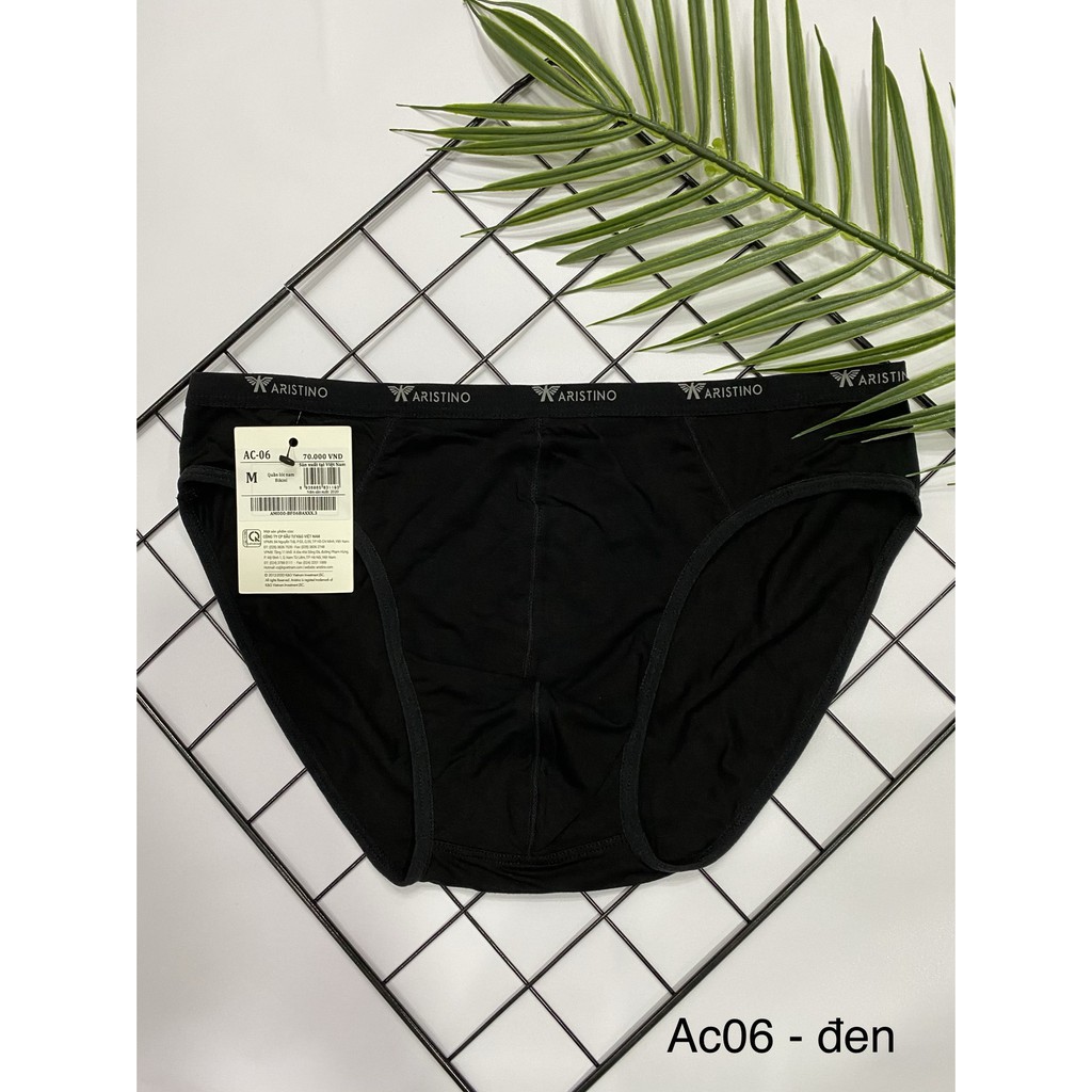 Combo 3-5 chiếc quần lót nam  tam giác ARISTINO  Bamboo  cao cấp ac06 (mix nhiều màu)