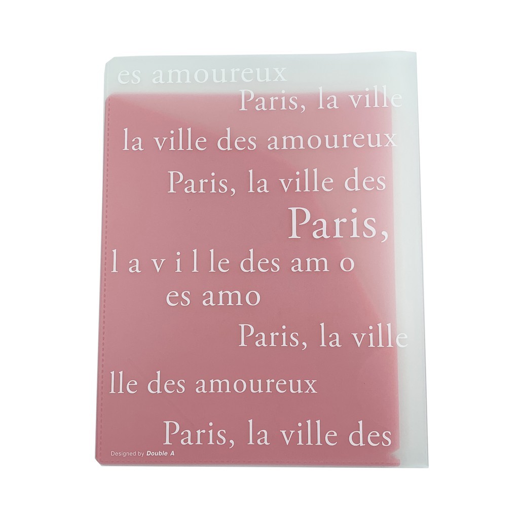 Double A Bìa hồ sơ nhiều ngăn thiết kế kiểu Paris