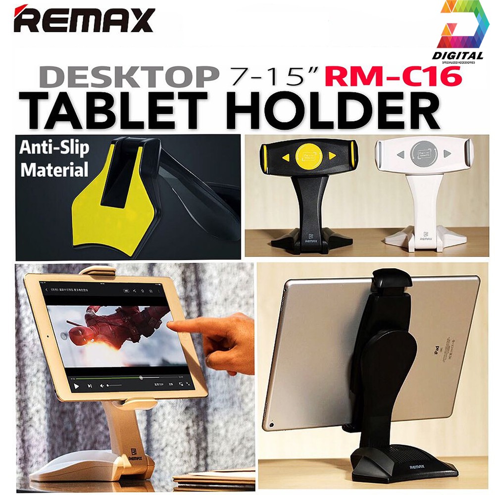 Giá Đỡ iPad, Máy Tính Bảng Remax C16 Xoay 360 Độ