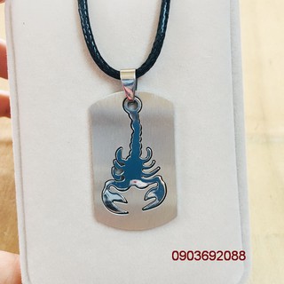 Mặt dây chuyền inox bò cạp