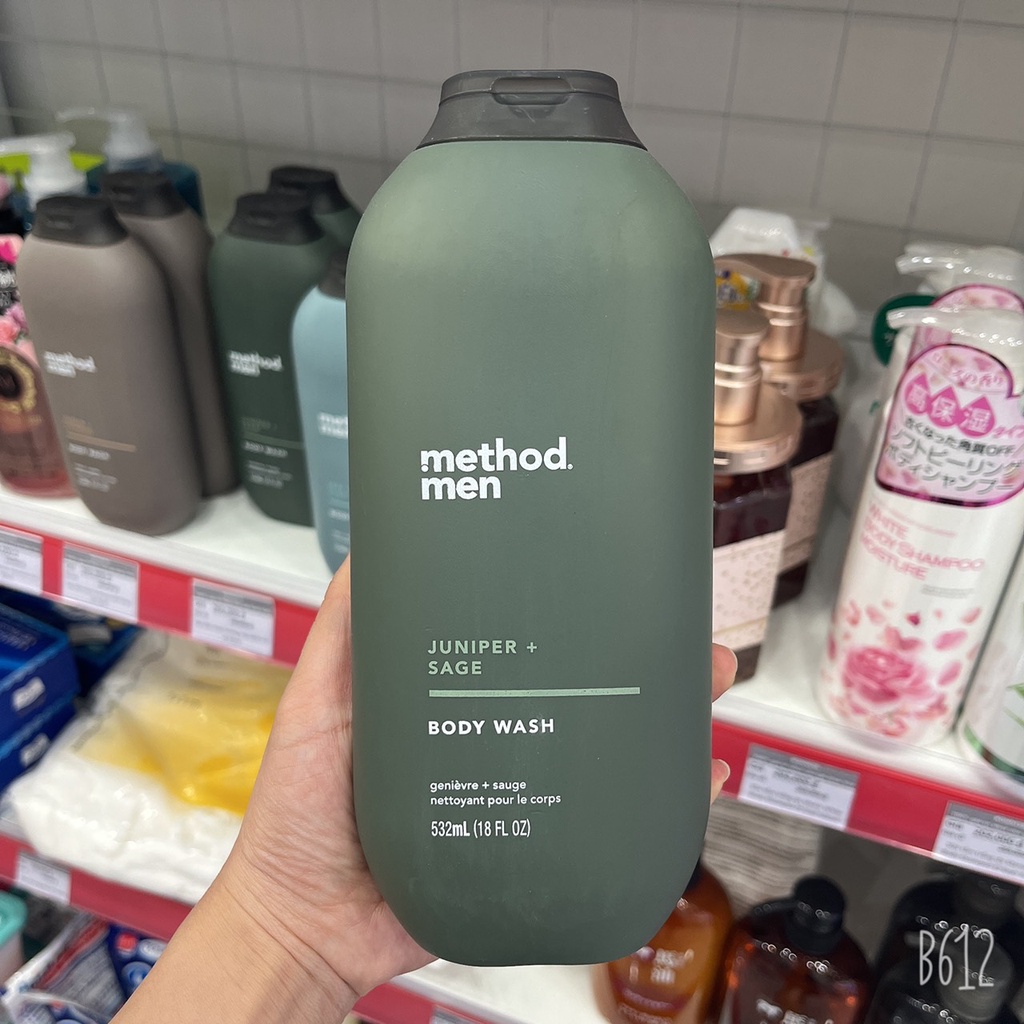 Sữa Tắm organic Method Body Wash / Method men cho cả Nữ và Nam 532ml Chuẩn Hàng Úc 100% từ thiên nhiên
