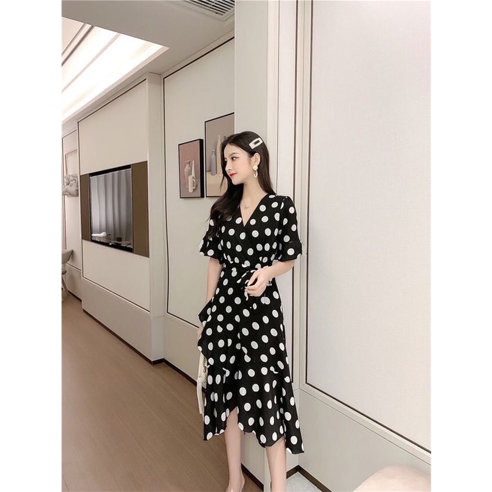 Đầm Chấm Bi - Hàng chuẩn xuất 100%