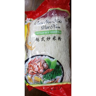 Bún khô - bún gạo, mỳ gạo sạch thương hiệu ba sao gói 250g