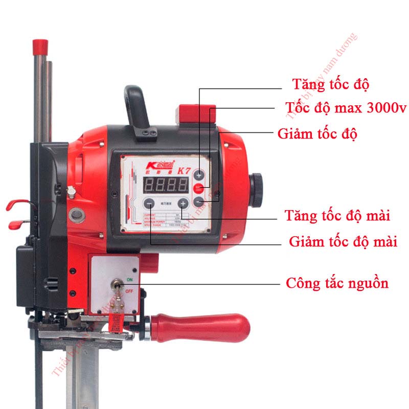 Máy Cắt Vải Đứng điện tử &gt; Cầm Tay KASIMAN 8 Inch k7 1600W  &gt; may cắt vải công nghiệp