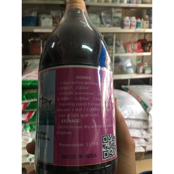 IODIN 9000 ẤN ĐỘ, HÀNG NHẬP 1LIT/8000 M KHỐI