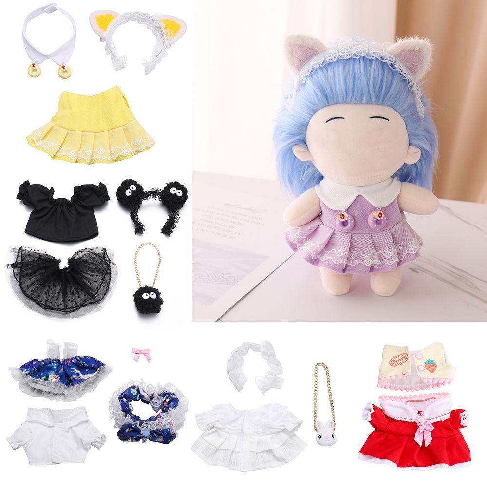 outfit doll 20cm Bộ quần áo búp bê dễ thương bộ váy lolita quần áo