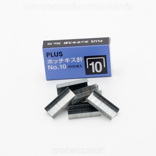 Ghim bấm #10 No.10 Plus 1000pcs / hộp dùng cho dập ghim mini văn phòng - HOKAMI STORE