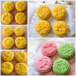 Khuôn trung thu lò xo 2021 - 4 mặt 150g -200g