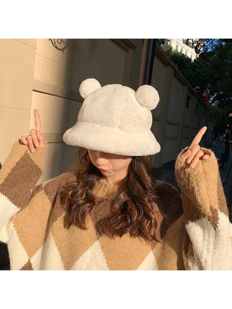 Mũ Tai Gấu Xinh Xắn Dành Cho Nữ