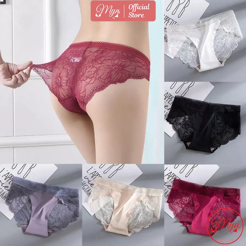 QUẦN LÓT SU REN HOA MỀM MỊN SEXY CHUẨN THÁI 8423