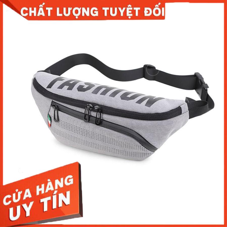 [Mã FAMALLT5 giảm 15% đơn 150K] Túi Đeo BụngPhối Màu Trẻ Trung DB278 (Đen - Xám) | BigBuy360 - bigbuy360.vn