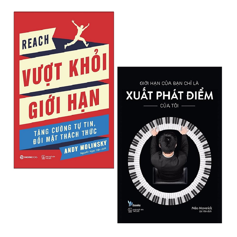 Sách - Combo: Vượt Khỏi Giới Hạn + Giới Hạn Của Bạn Chỉ Là Xuất Phát Điểm Của Tôi