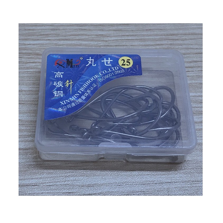Hộp 15 Móc Câu, Lưỡi Câu Cá Cỡ 25 (15 Cái/1 Hộp)