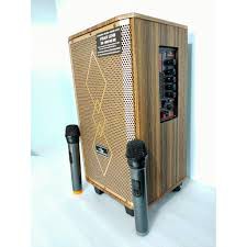 Loa kéo hát karaoke Kiomic K86 chính hãng kèm 2 micro không dây cực hay