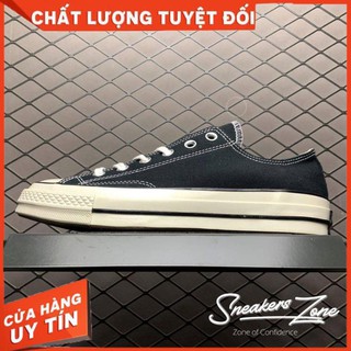 (FREESHIP+HỘP+QUÀ) Giày thể thao CV Chuck Taylor 1970s Low Đen cổ thấp siêu đẹp cho nam và nữ