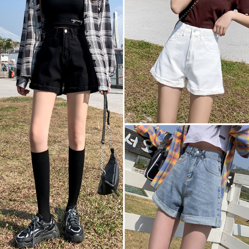 NRVP Quần Short Jeans Lưng Thun Plus Size