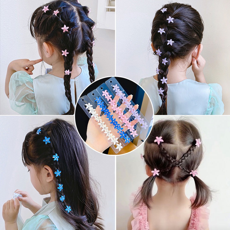 Set 10 Kẹp Tóc Hoa Nhỏ Xinh Xắn Thời Trang Dành Cho Nữ