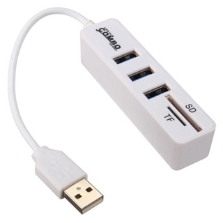 Giá siêu sốc Combo hub usb 3 cổng + card reader 2.0 mini