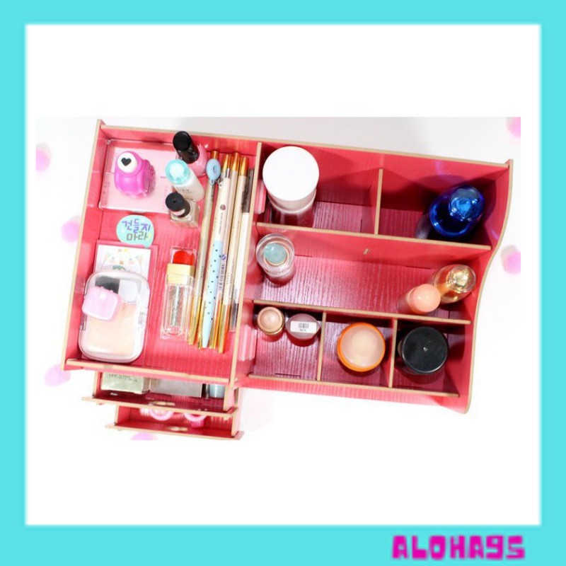 Kệ đựng đồ trang điểm đồ make up đồ trang sức bằng gỗ đẹp chắc chắn